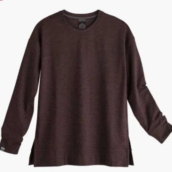 Storm Creek Sidekick Crew Long Sleeve | Rosewood Color | Size Large - Picture 3 of 8